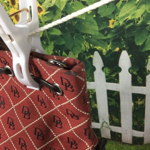 Vintage Dooney & Bourke Red Satchel Bag - Picture 14 of 16